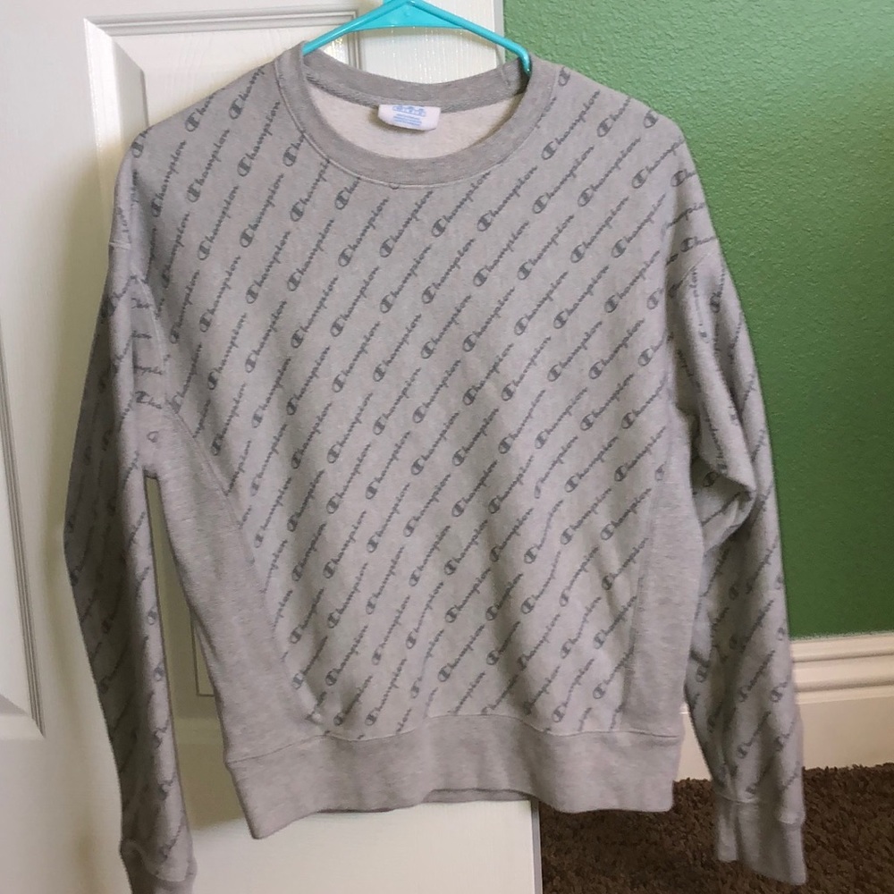 Grey champion sweatshirt